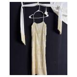 VINTAGE FRINGE SPAGHETTI DRESS WITH SHOULDER