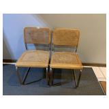 MCM CANE BACK CHAIRS, TIMES 2