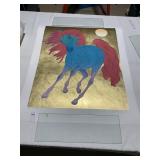 MONARQUE LTD SERIGRAPH ON PAPER W/ HAND LAID GOLD