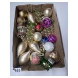 BOX OF TREE ORNAMENTS