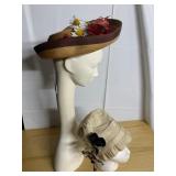 VINTAGE HATS INCLUDING INDIVIDUALLY TAILORED BY