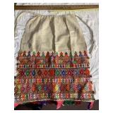 GUATEMALAN APRON HAND STITCHING