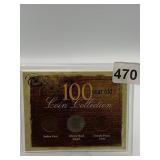 100-YEAR-OLD COIN COLLECTION INCLUDING INDIAN
