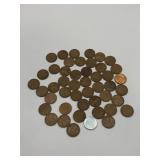 STEEL PENNY AND OTHER PENNIES INCLUDING WHEAT