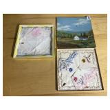 HANDKERCHIEFS IN ORIGINAL GIFT BOX WITH HORSE