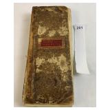 LEATHER BOUND CITY HOTEL 5% LOAN BOOK DATING 1829