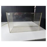 CLEAR DISPLAY BOX 24 X 15 X 12 WITH BLACK COVER