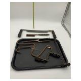 DRAW KNIFE, HANDLES, HOOKS