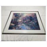 LAKE SIDE PRINT IN FRAME 37" X 42"