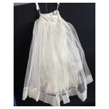 WHITE NETTING DRESS HOOP