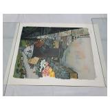 JOSEPH CORREALE FIREPLUG " LITHOGRAPH 29" X 21.5"