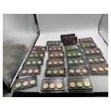 39 -THREE COIN SETS OF PRESIDENTIAL DOLLAR SET,