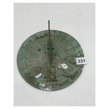COPPER SUNDIAL, I COUNT NONE BUT SUNNY DAYS, 9.5"
