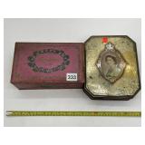 CANDY TINS INCLUDING LOUIS SHERRY NEW YORK