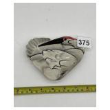 MADE IN JAPAN HAND PAINTED BIRD DISH