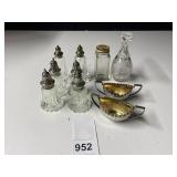 SALT & PEPPER SHAKERS, SALTS PLATE