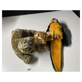 PARROT PUPPET & STUFFED ANIMALS