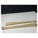 TWO WOOD BASEBALL BATS