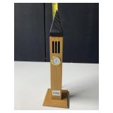 TOWER QUARTZ CLOCK 14" H