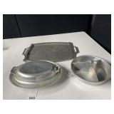 KENSINGTON COVERED DISH, DIVIDED DISH, TRAY