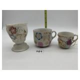 GERMAN CUPS BEAUTIFUL DECORATION