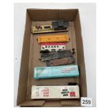 HO TRAIN CARS INCLUDING CAMPBELL SOUP MISSING