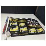 2001 BASEBALL SCHEDULE POSTER AND CARDS INCLUDING