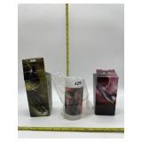 3 STAR TREK MOVIE 2008 COLLECTORS GLASSES