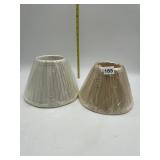 2 NEW CLIP-ON LAMPSHADES