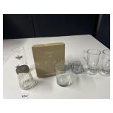 AVON TUMBLERS K, HEINEKEN GLASS, SYRUP/CREAMER