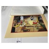 LITHOGRAPH 1994 SNOW WHITE