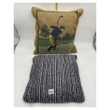 2 PILLOWS ONE GOLF THEME