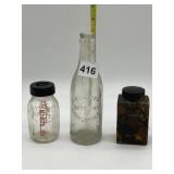 WH CALVERT CHARLEROI PA BOTTLE, EVENFLO GLASS