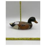 WOOD CARVED DECOY DUCK