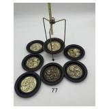 VINTAGE COASTER HOLDER W/ CADDY