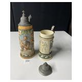 GERMAN STEINS, LID DETACHED