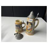 GERMAN STEINS, LID DETACHED