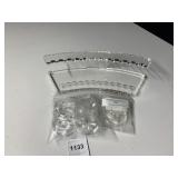 LUCITE HOLDER, CLAY MOLDS