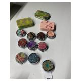 PILL CASES, CLAY COVERED