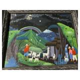 PAINTING ON BOARD UNSIGNED