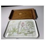 WOODEN INLAY TRAY, ITALY TRAY