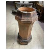 TERRA COTTA CHIMNEY POT  24 INCHES HIGH BY 11