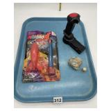 AIR AND WATER ROCKETS, PIECE OF STONE ETC.