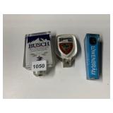 THREE BEER TABS INCLUDING BUSH