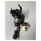 TWO BEER TAPS INCLUDING SCHMIDT MALT LIQUOR