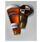 TWO BEER TABS INCLUDING CORES EXTRA GOLD