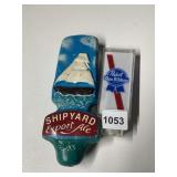 TWO BEER TAPS INCLUDING PABST BLUE RIBBON