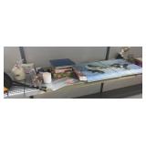 ASSORTED GROUPING INCLUDING CANDLE, PICTURES,