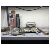 MADE IN USA THERMOS, ASSORTED FLATWARE AND OTHER