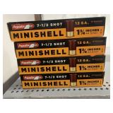 4 BOXES MINI SHELL 7 1/2 SHOT SHELLS 1 3/4 INCH
